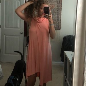 Peach dress